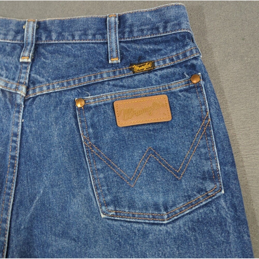Wrangler VTG Jeans Men's 34x38 Fits 31x36 Blue 31MWZ Cowboy Cut Relaxed USA Made